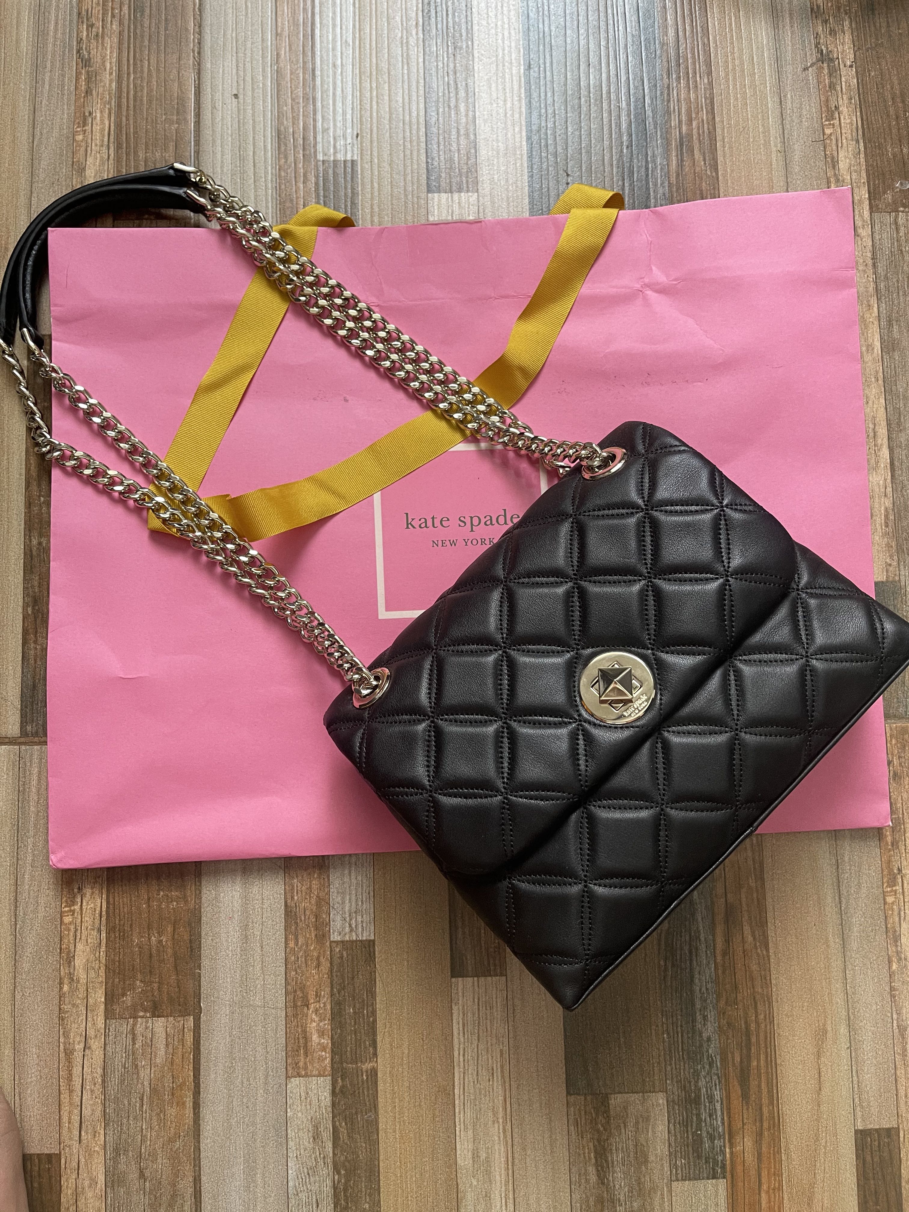 Kate spade deals quilted chain bag