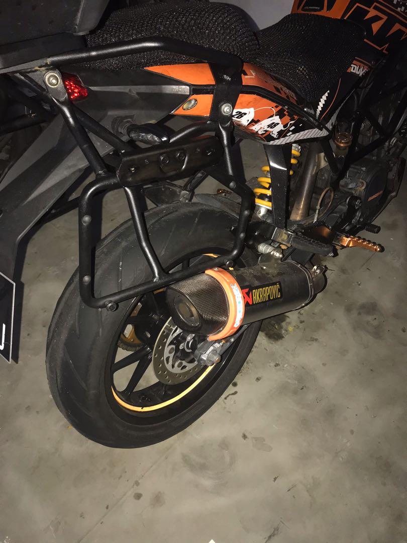 Ktm Duke 125 200 Akrapovic exhaust Motorcycles Motorcycle