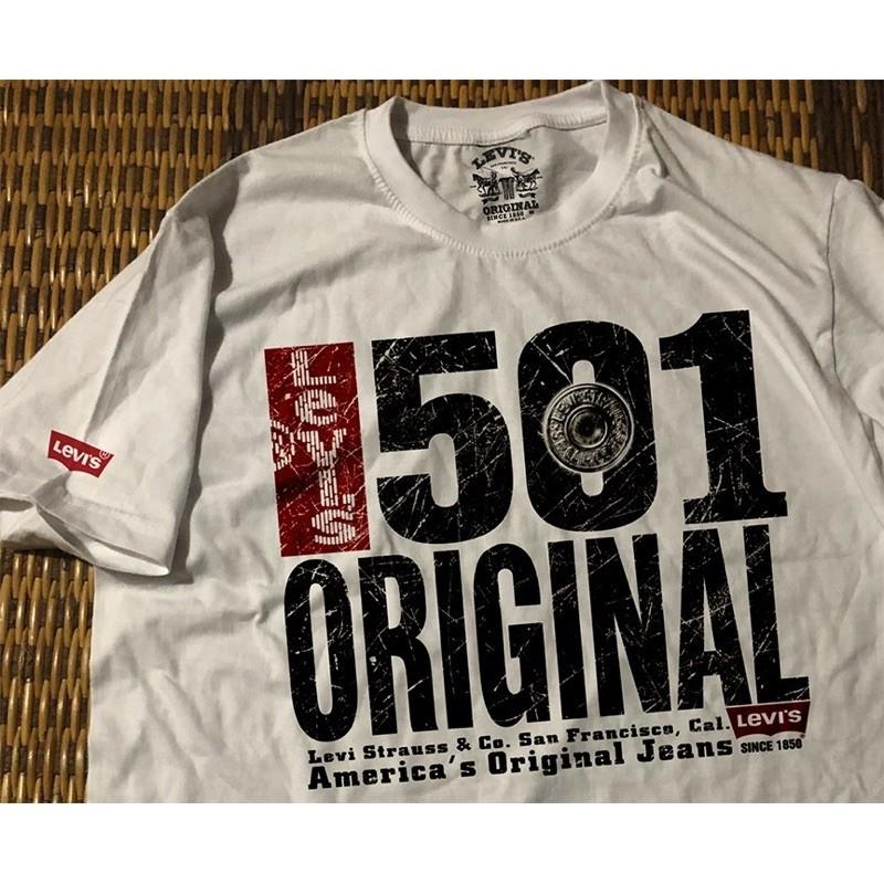 Levi 501 t shirt best sale