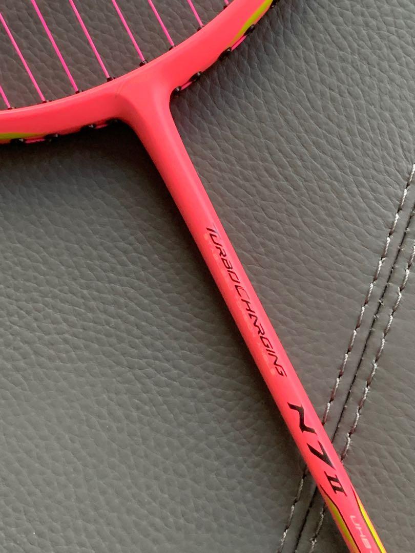 Li Ning Turbocharging N7ii light pink, Sports Equipment, Sports & Games, Racket & Ball Sports on