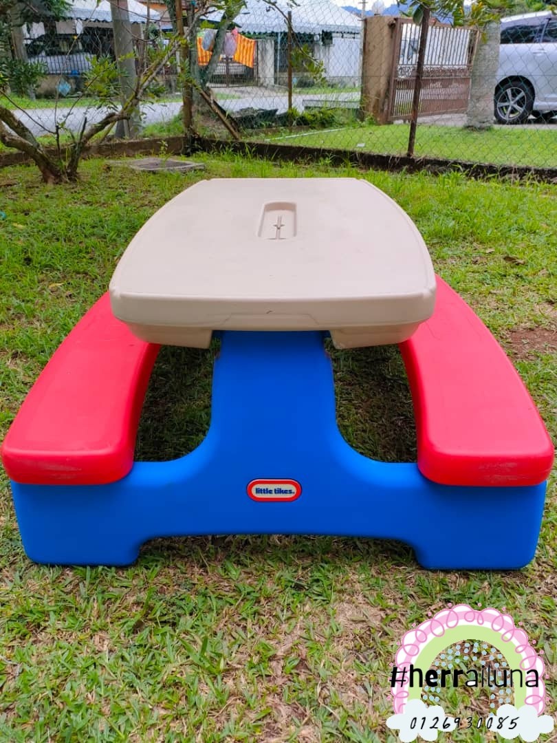 Little tikes picnic table, Babies & Kids, Infant Playtime on Carousell