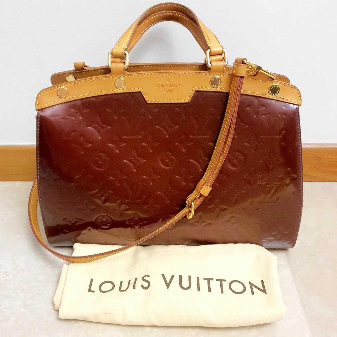 LV bag Vernis Brea crossbody, Luxury, Bags & Wallets on Carousell