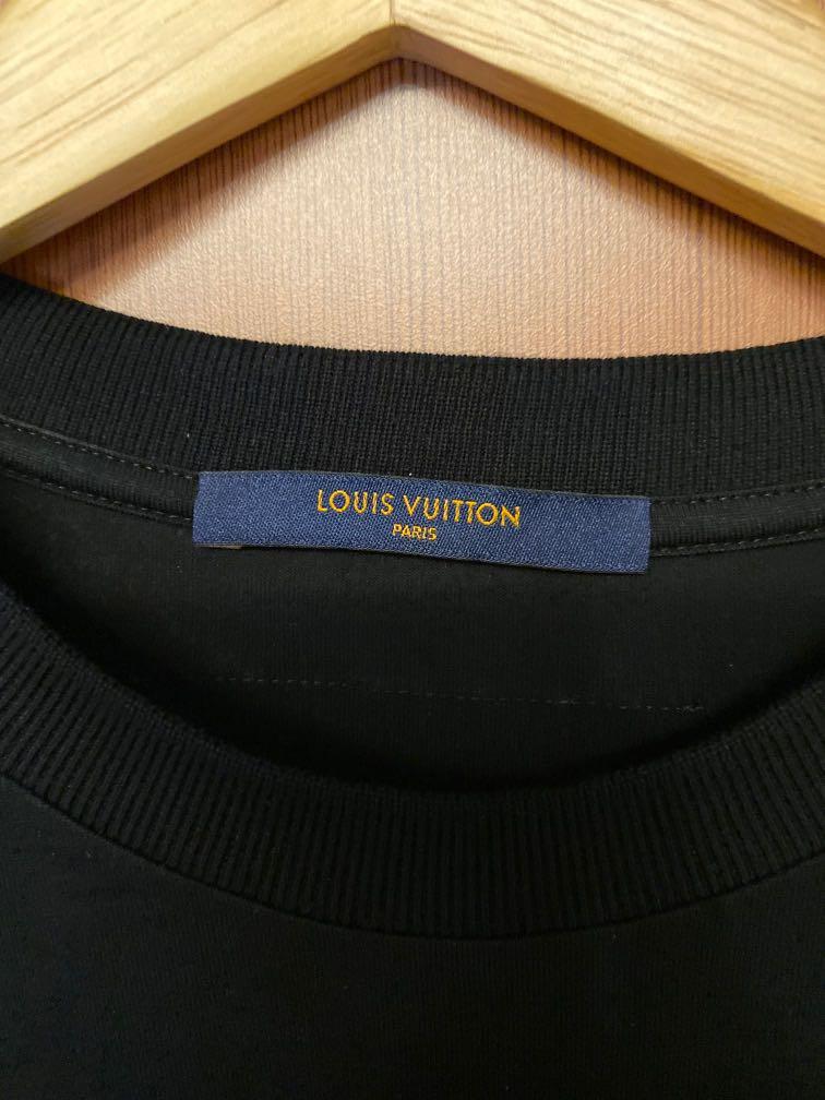 Louis Vuitton Women LV Cartoons Jacquard T-Shirt Cotton Slim Fit-Black -  LULUX