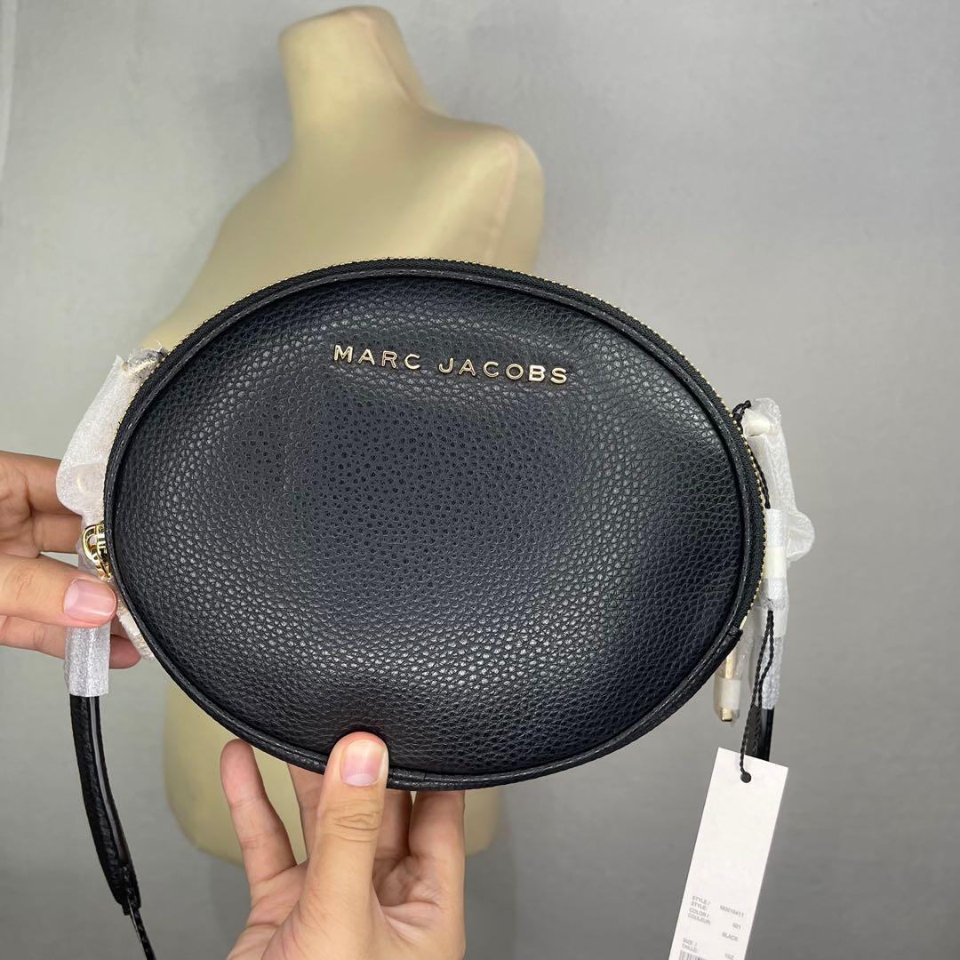 Marc Jacobs Rewind Ova Leather Crossbody Black, Luxury, Bags