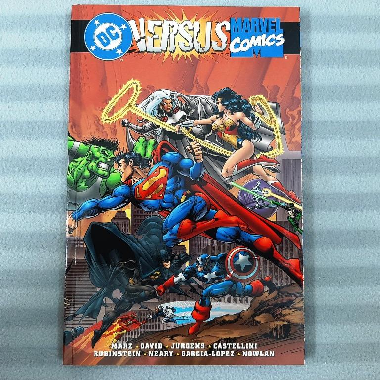 Marvel vs DC TPB (Marvel/DC Comics) 5th Printing (Crossover) Batman,  Spider-man, X-Men, Superman, Wolverine, Hobbies & Toys, Books & Magazines,  Comics & Manga on Carousell