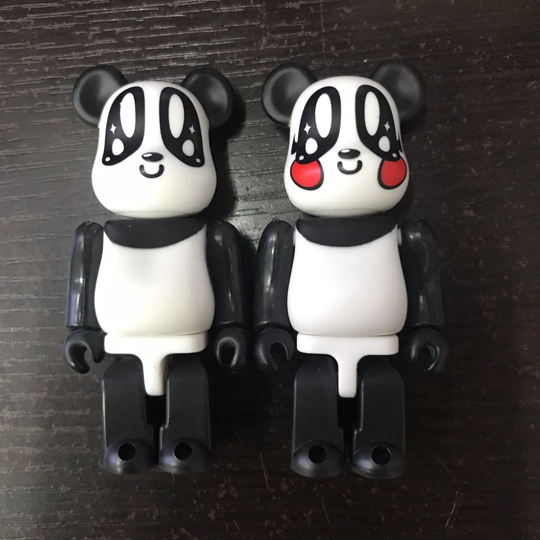 Medicom Toy 2003 Merry & Ken super lovers Panda 熊貓bearbrick be