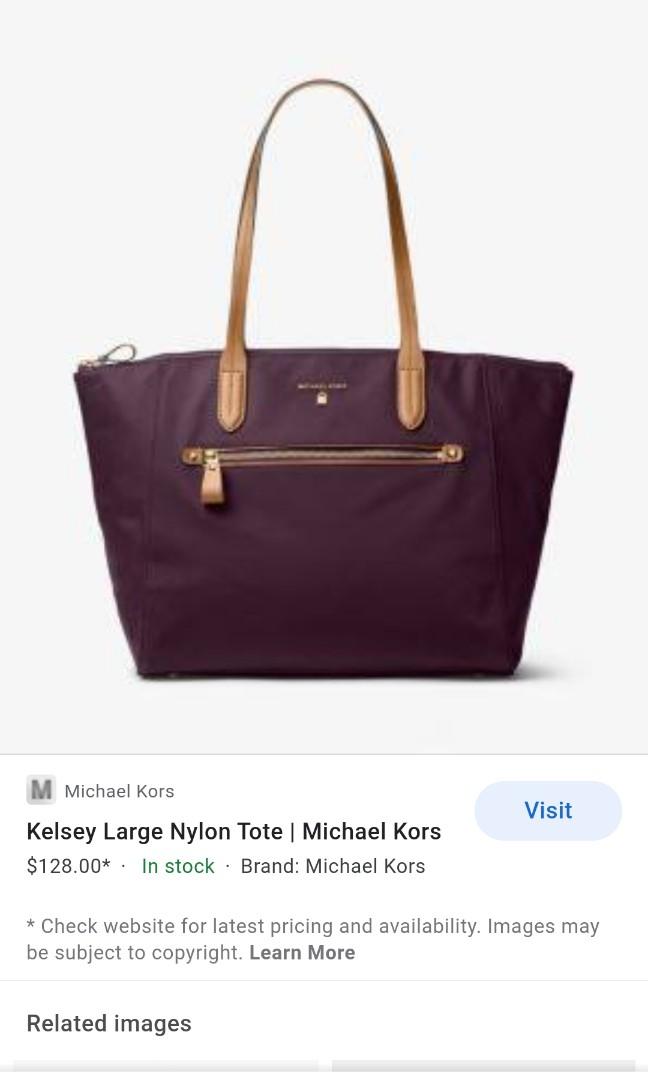 michael kors kelsey nylon tote