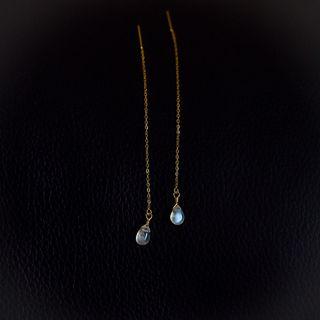 14k Gold-filled Moonstone Earrings