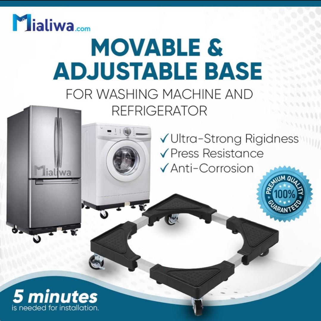 Movable Adjustable Base Stand With Wheels For Fridge Washing Machine Ref Refrigerator Oven Tv Home Appliances Washing Machines And Dryers On Carousell