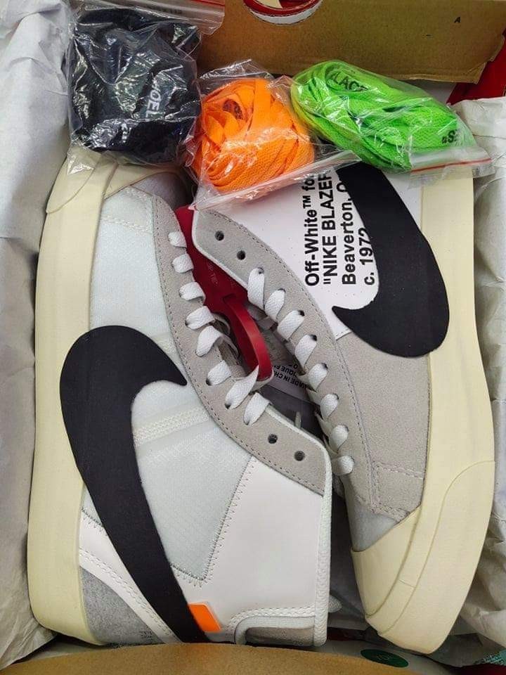 Nike blazer mid off white