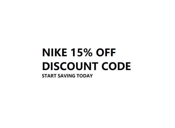Nike coupons hot sale today
