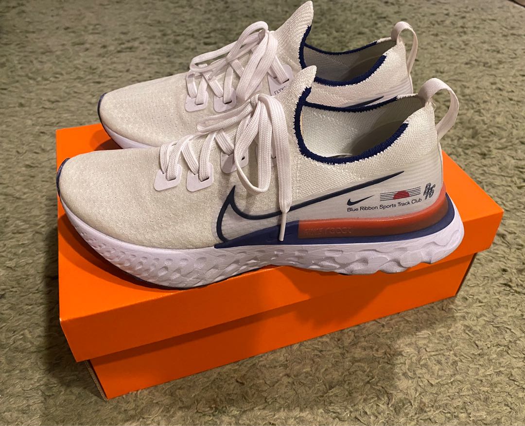 nike react infinity run flyknit blue ribbon