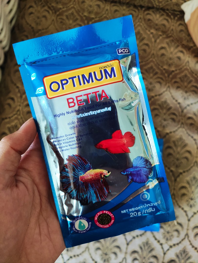 8 PCS Optimum Betta Fish Feeds Pet Supplies Pet Food on Carousell