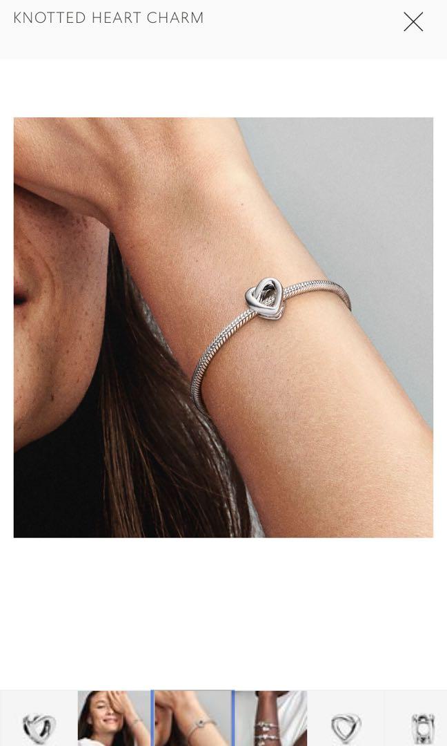 Knotted heart cheap charm
