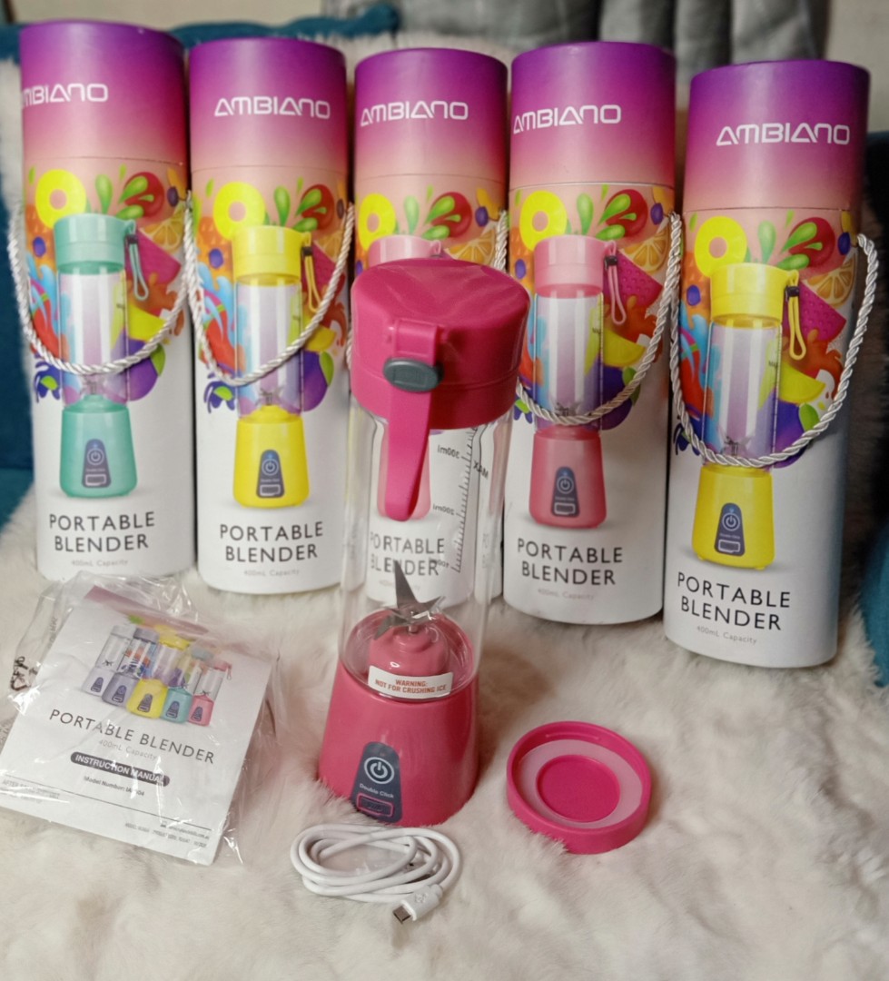 Ambiano Portable Fruit Blender USB Rechargeable Gift, TV & Home