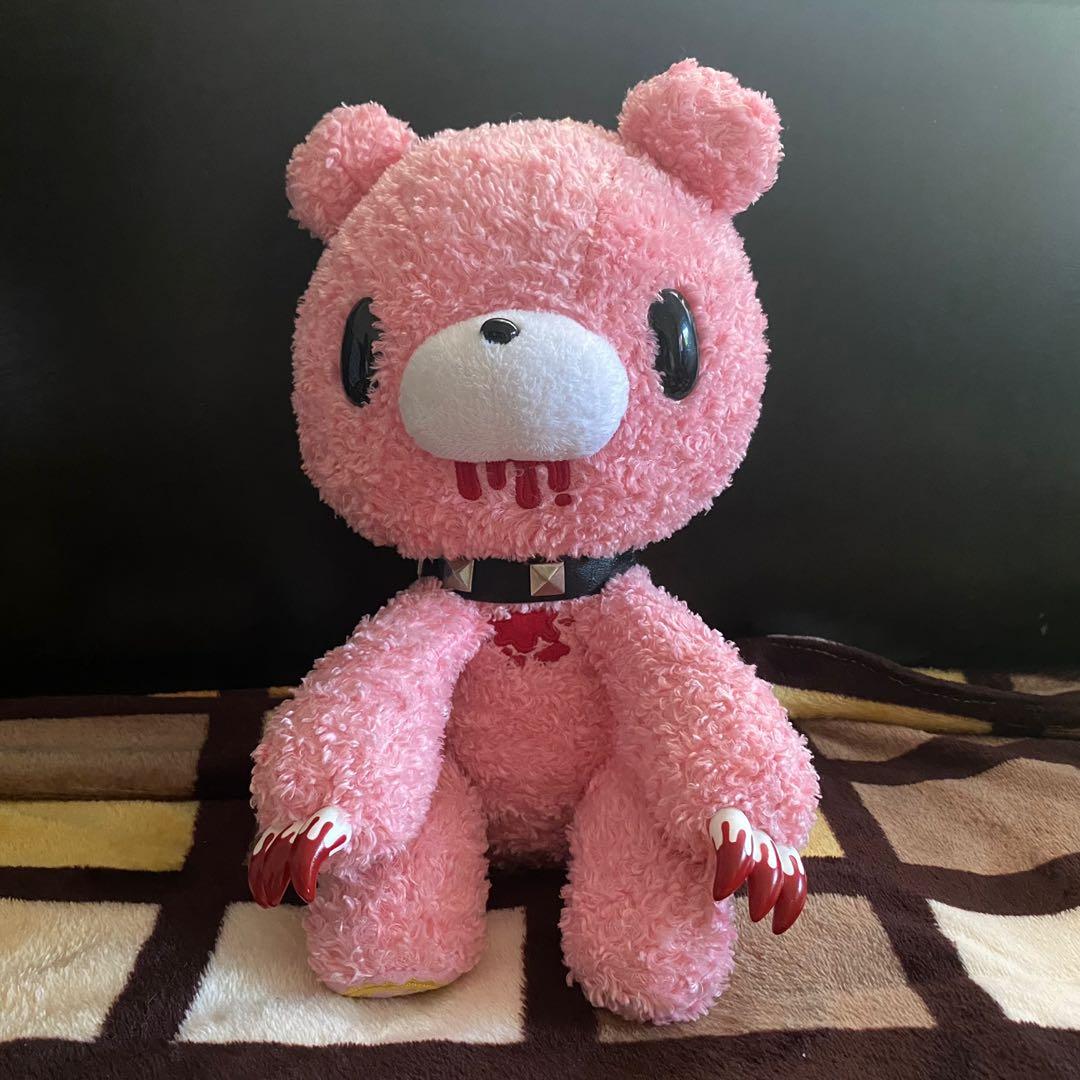 Pink Gloomy Bear 3rd Anniversary Plush Doll With Choker Collar Taito Hobbies Toys Toys Games On Carousell