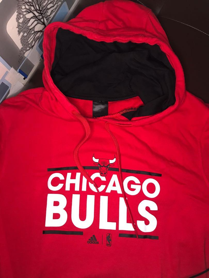 Pre Loved Adidas Chicago Bulls Hoodie, Men's Fashion, Tops & Sets, Hoodies  on Carousell
