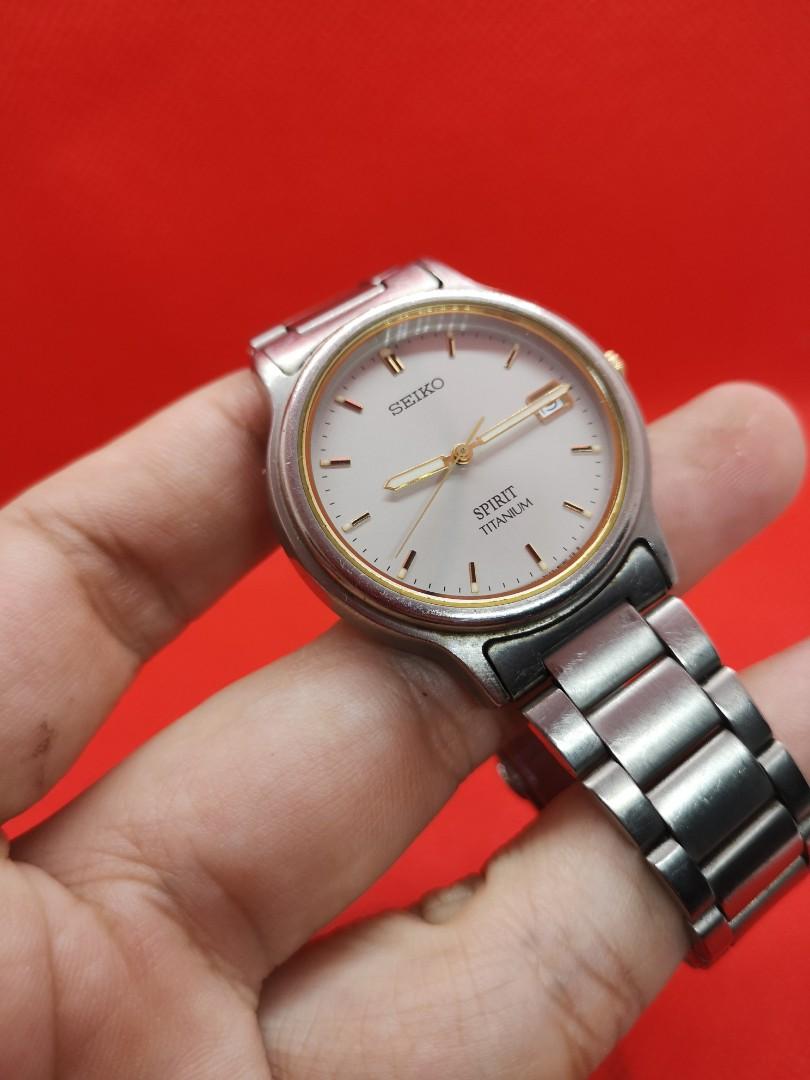 Seiko deals spirit titanium
