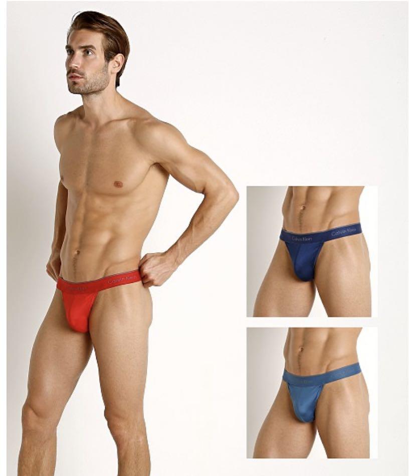 M) Calvin Klein Microfiber Stretch Men Thong Men Underwear, Men's Fashion,  Bottoms, New Underwear on Carousell