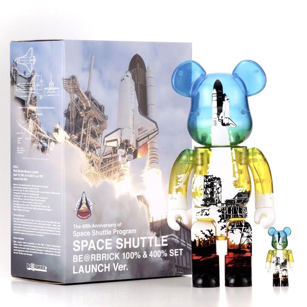 SPACE SHUTTLE BE@RBRICK LAUNCH 100 & 400 | tradexautomotive.com