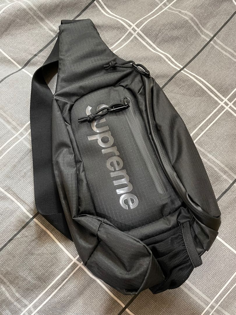 Supreme Cordura Sling bag SS21 black Men s Fashion Bags Sling
