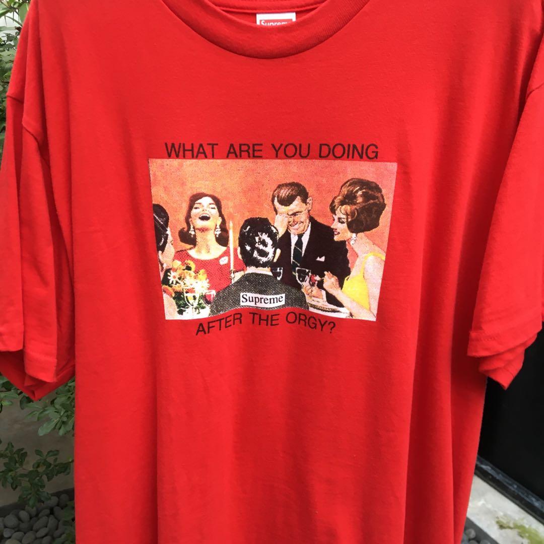 supreme orgy shirt