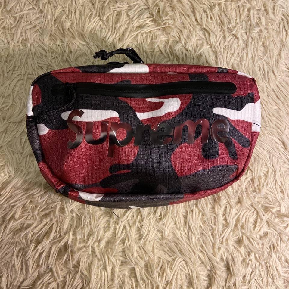NETT Supreme Waist Bag SS21 Red Camo Men s Fashion Bags Sling