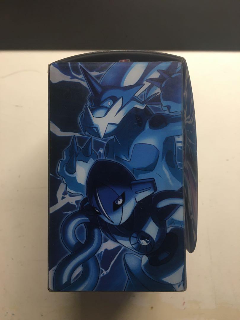 Team Plasma Pokemon Card TCG Deck Box (Category: Card Boxes & Cases) located in Quezon City. Submitted by rinea (Listing ID 1084922660, Image 2). Description: -purchased directly from a Pokemon Center branch in Japan - used only for one tournament - includes 1 deck box and 2 dividers: can fit 2 tournament decks - good condition w/ some scratches on the bottom (see pics) - MOP: Gcash.