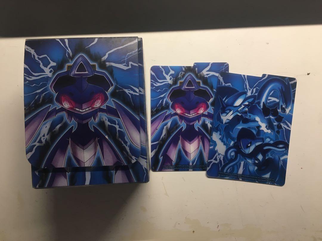 Team Plasma Pokemon Card TCG Deck Box (Category: Card Boxes & Cases) located in Quezon City. Submitted by rinea (Listing ID 1084922660, Image 1). Description: -purchased directly from a Pokemon Center branch in Japan - used only for one tournament - includes 1 deck box and 2 dividers: can fit 2 tournament decks - good condition w/ some scratches on the bottom (see pics) - MOP: Gcash.