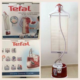 TEFAL INSTANT CONTROL Garment Clothes Steamer with hanger, board, large steam head, easy to use IS8380