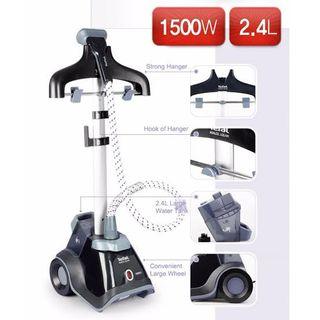 TEFAL IS - 6200 Minute Garment Steamer (1500W) with wheel and hanger