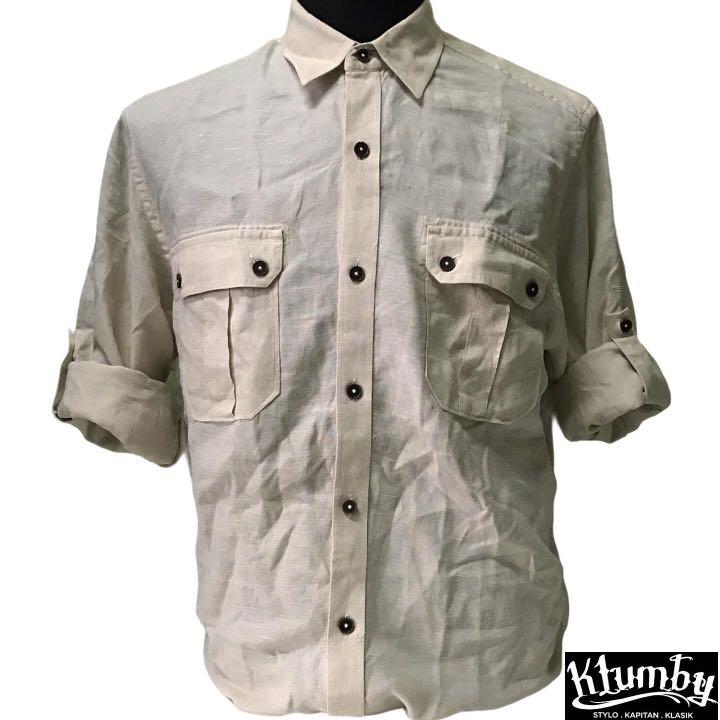 Timberland Earthkeepers Linen Shirt Men s Fashion Tops Sets