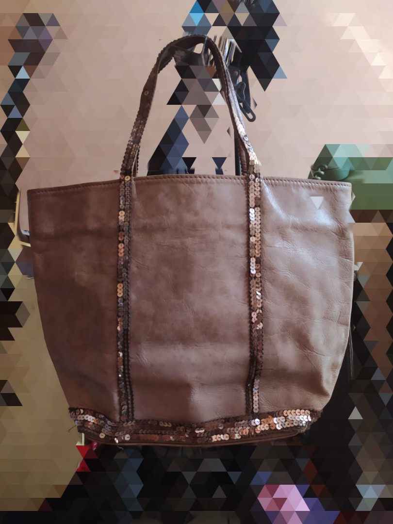 Vanessa Bruno Hand bag leather Fesyen Wanita Tas Dompet di