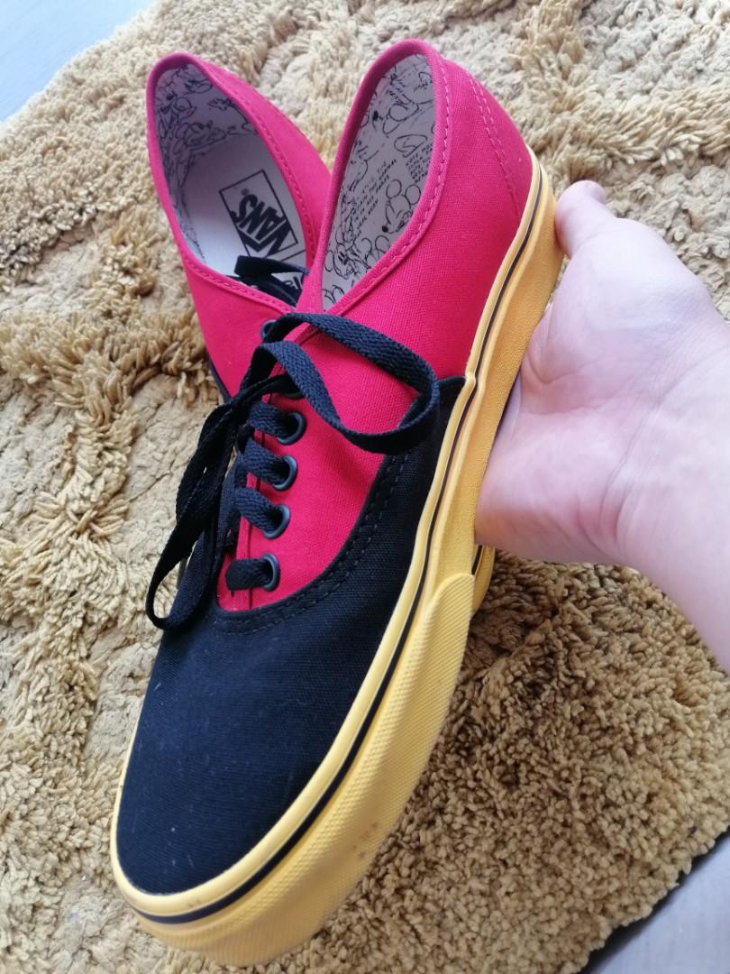 Mickey mouse deals pink vans
