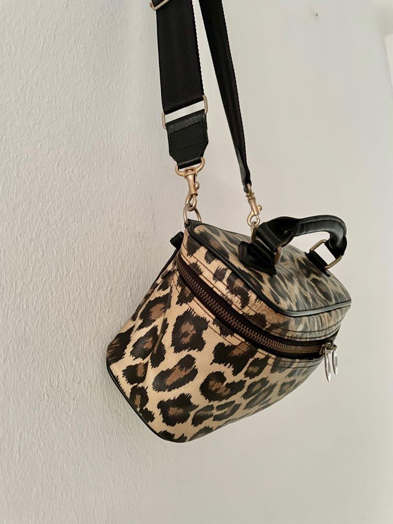 Vintage Junior Gaultier (Jean Paul Gaultier) Leopard-Print Makeup Bag