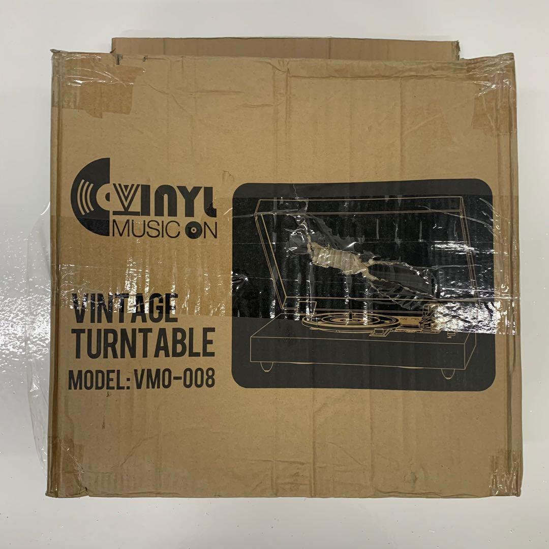 Vinyl Retro Record Player Vintage Turntable (VMO008), Audio, Portable