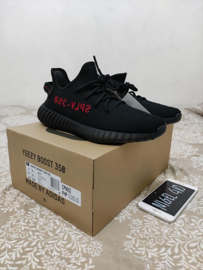 bred yeezy size 9