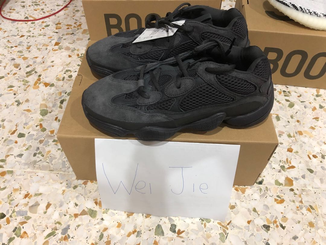 yeezy 500 black 9.5