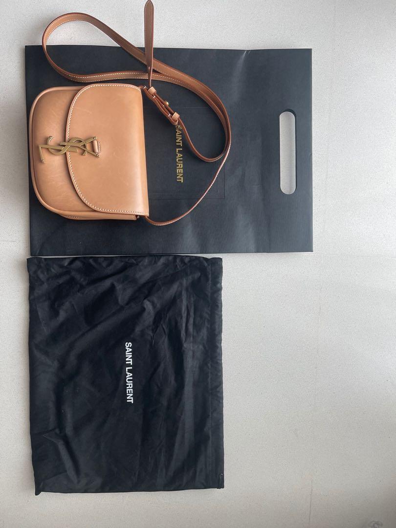 Saint Laurent Kaia Small Croc-effect Leather Shoulder Bag