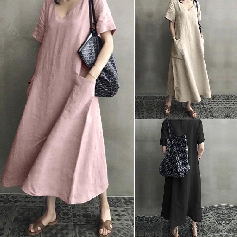 Zanzea linen dress