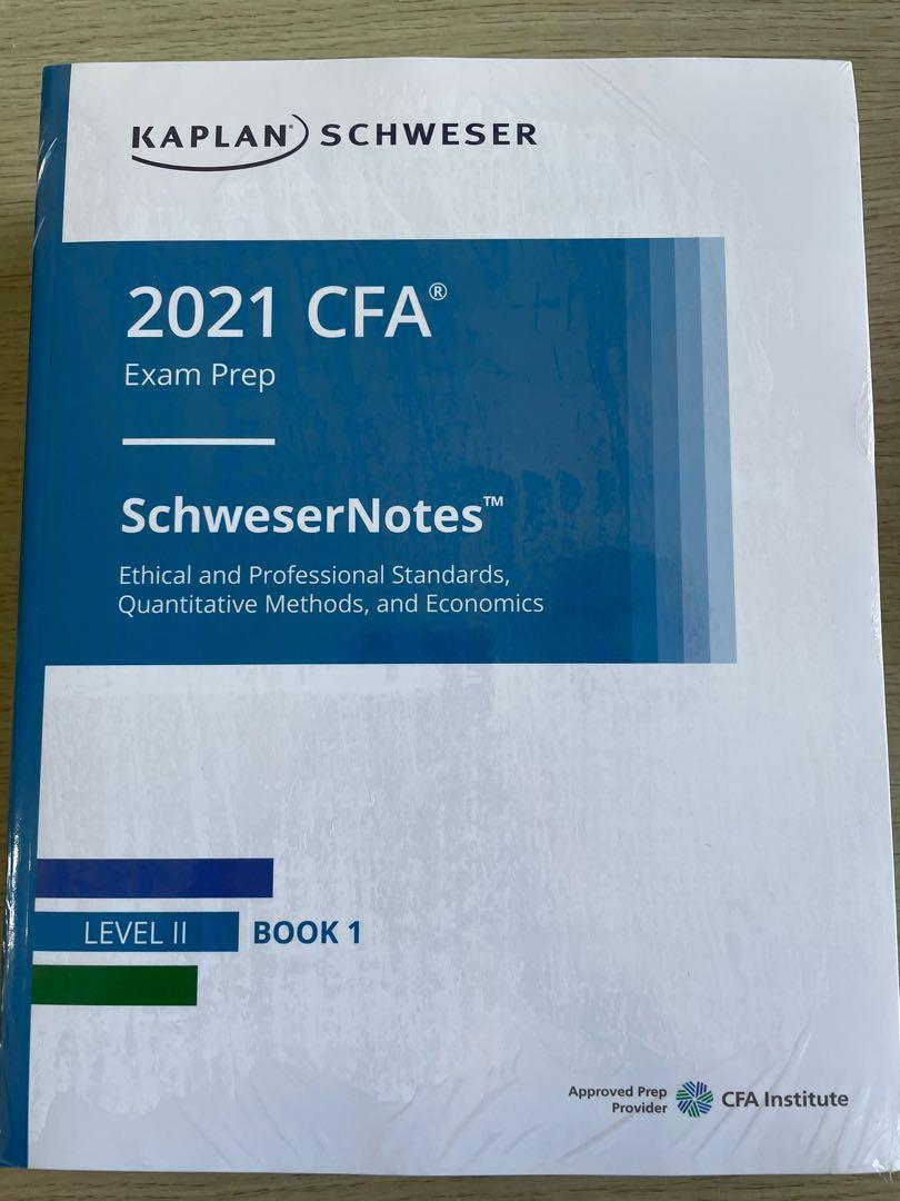  2021 kaplan cfa level 2 notes quicksheet carousell