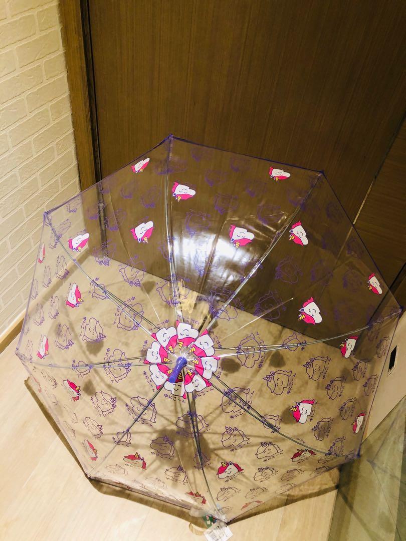 日本直送 全新獨角獸 印花防水55cm 成人直傘卡通透明雨傘長遮長傘 其他 其他 Carousell