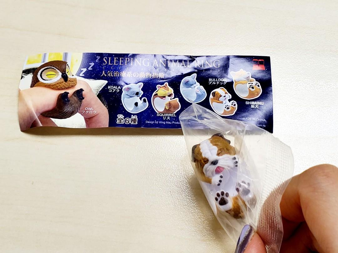 扭蛋sleeping Animal Ring 動物指輪 Bulldog 兒童 孕婦用品 玩具 Carousell 扭蛋sleeping Animal Ring 動物指輪 Bulldog 兒童 孕婦用品 玩具 Carousell