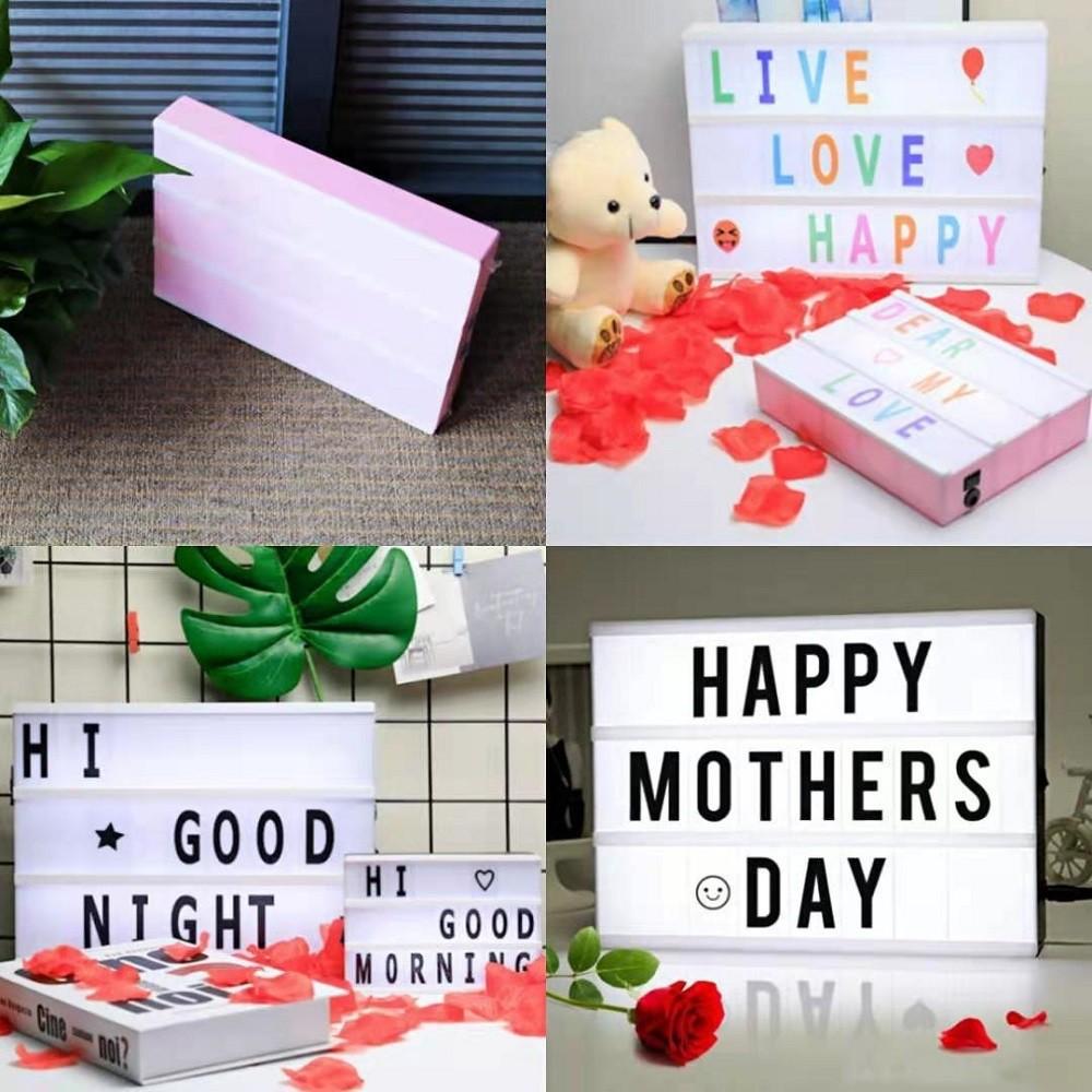 A4 LED Light Box Message Box, Furniture & Home Living, Lighting & Fans ...