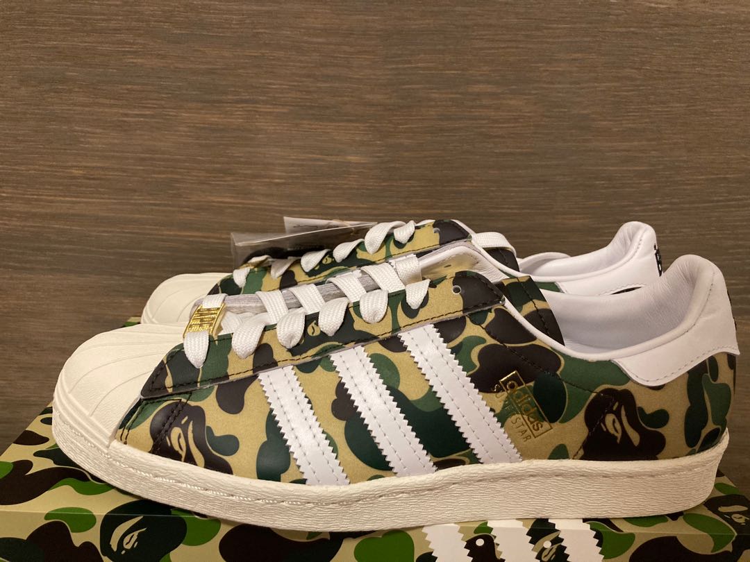 Adidas superstar Bape ABC Camo Green, Men's Fashion, Footwear, Sneakers ...