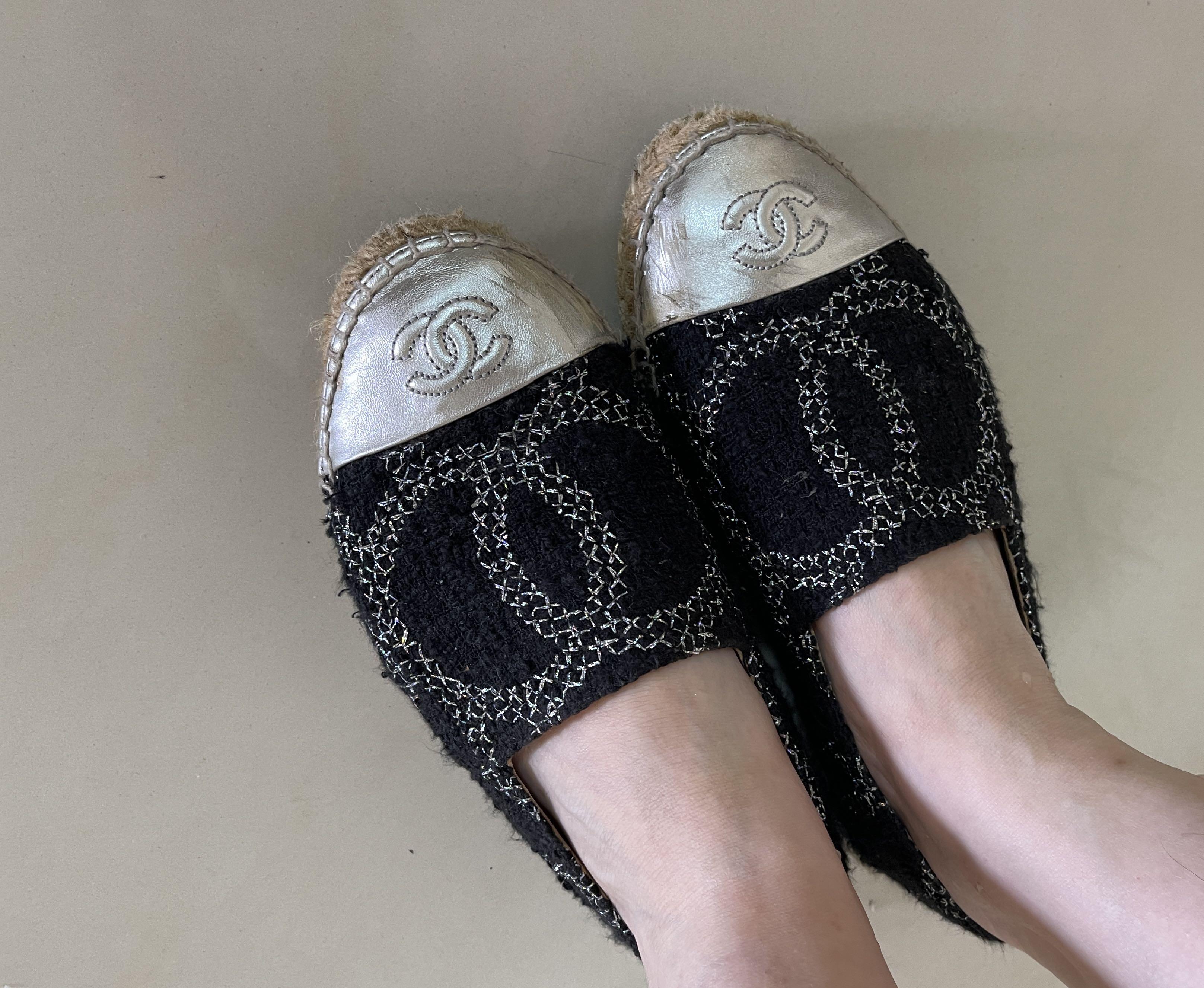 Authentic discount chanel espadrilles