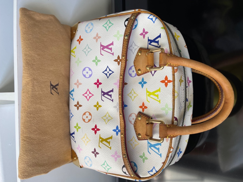 Louis Vuitton, Bags, Authentic Louis Vuitton Multicolor Trouville With  Twilly