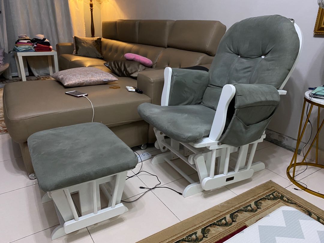 Juniors glider 2025 chair with ottoman