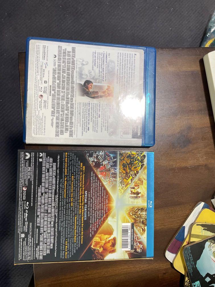 Blu Rays (Category: CDs & DVDs) located in Singapore. Submitted by santhou (Listing ID 1086767243, Image 2). Description: Transformers 1 & 2 Blu Ray for sale .