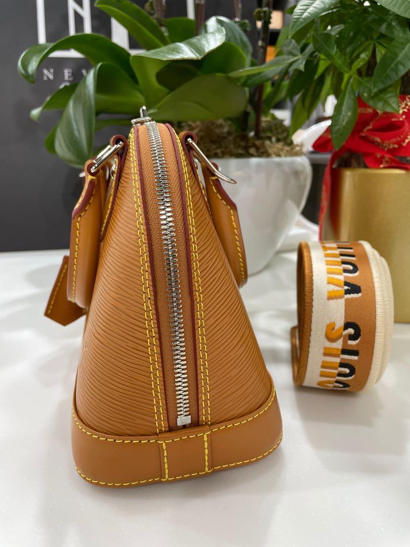 Louis Vuitton Alma Caramel Epi Leather Bag ref.540732 - Joli Closet